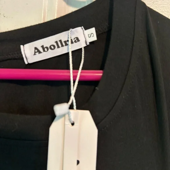 Abollria Elegant Black Jumpsuit NWT Sz Small - Picture 3 of 4